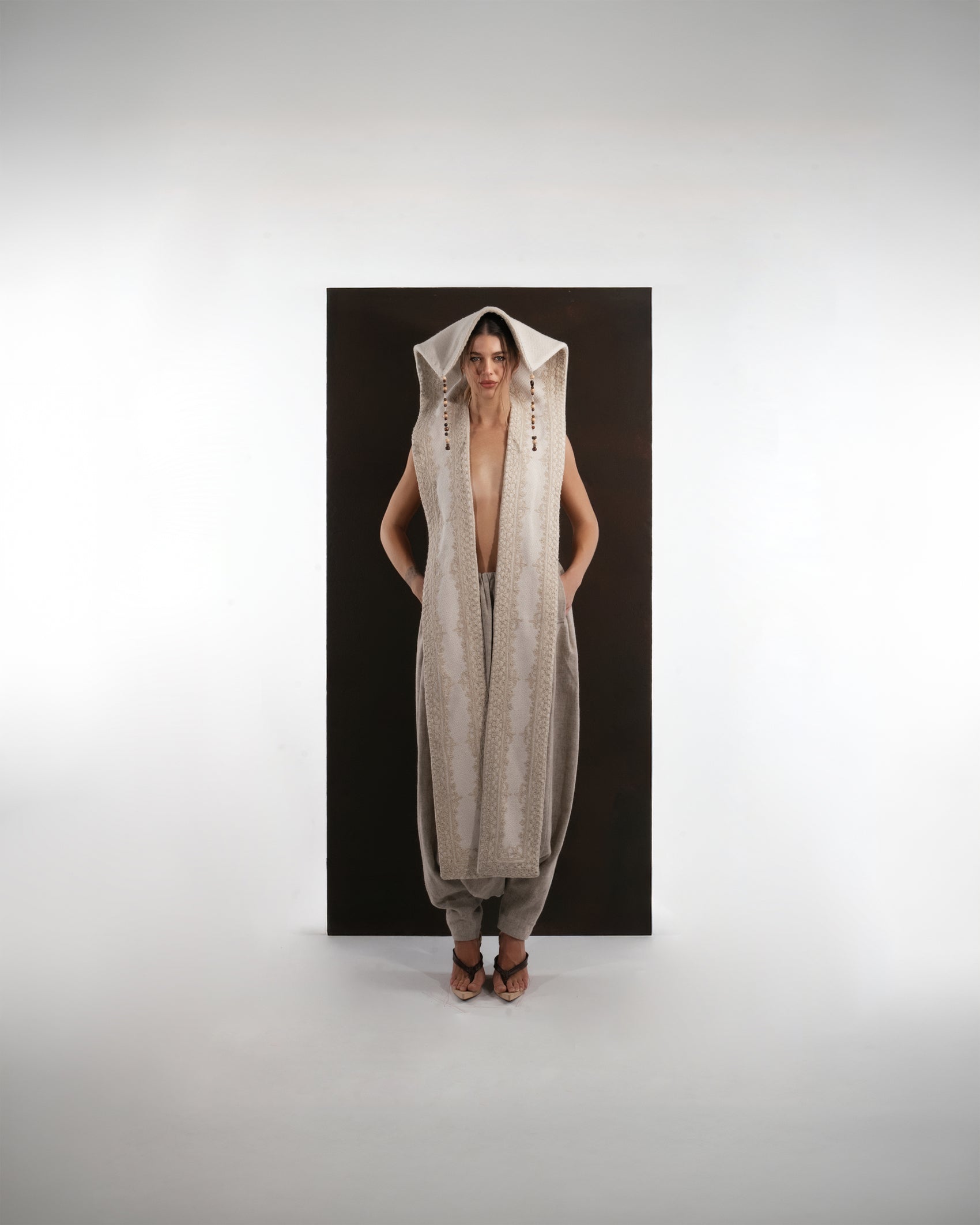 BEADED VAIL DRAPE SET