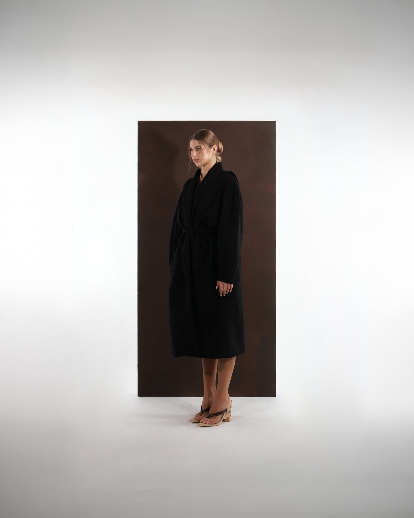 MIDNIGHT WRAP COAT