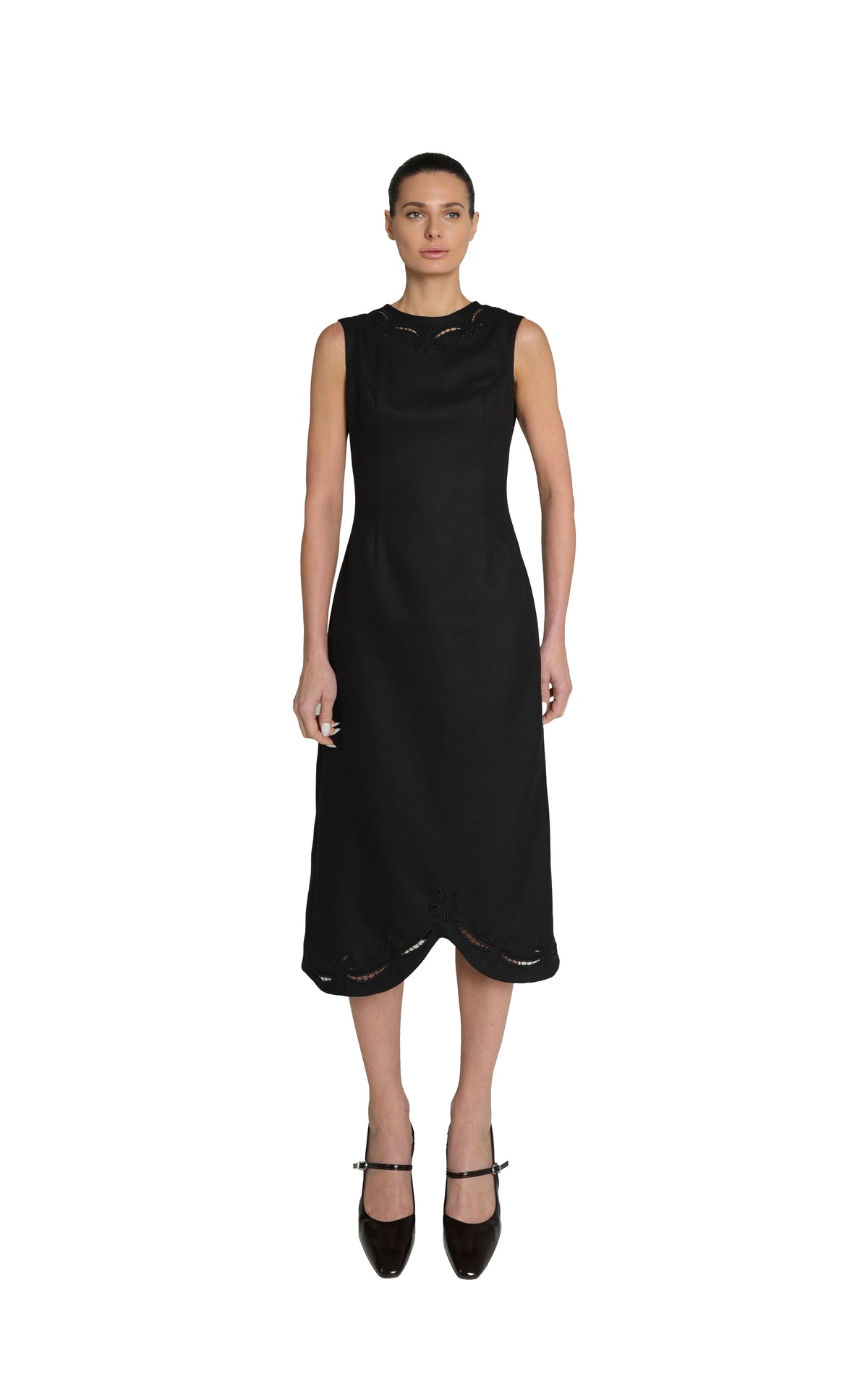 MAXI DRESS WITH CUTWORK