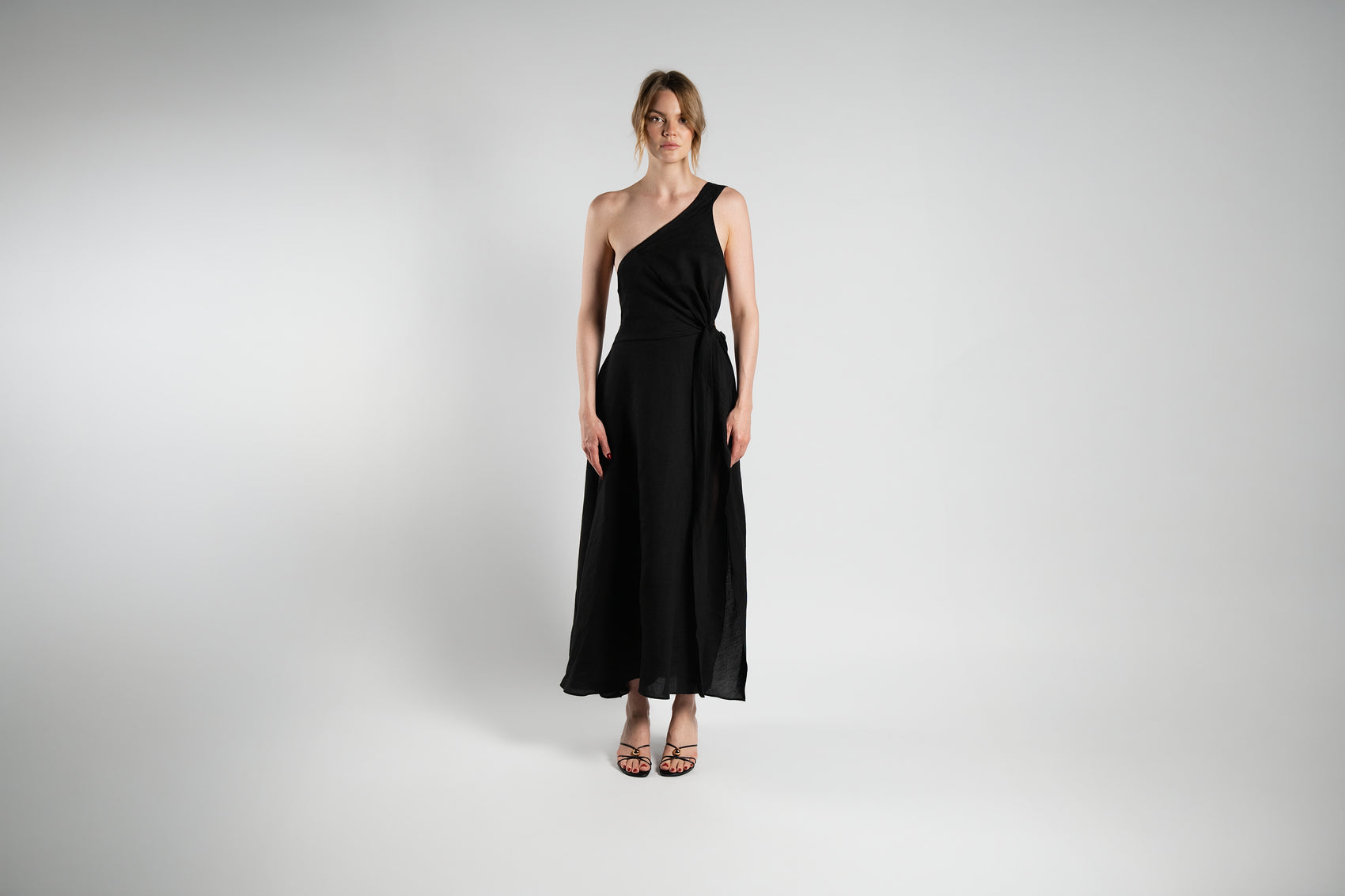 Black Linen Dress