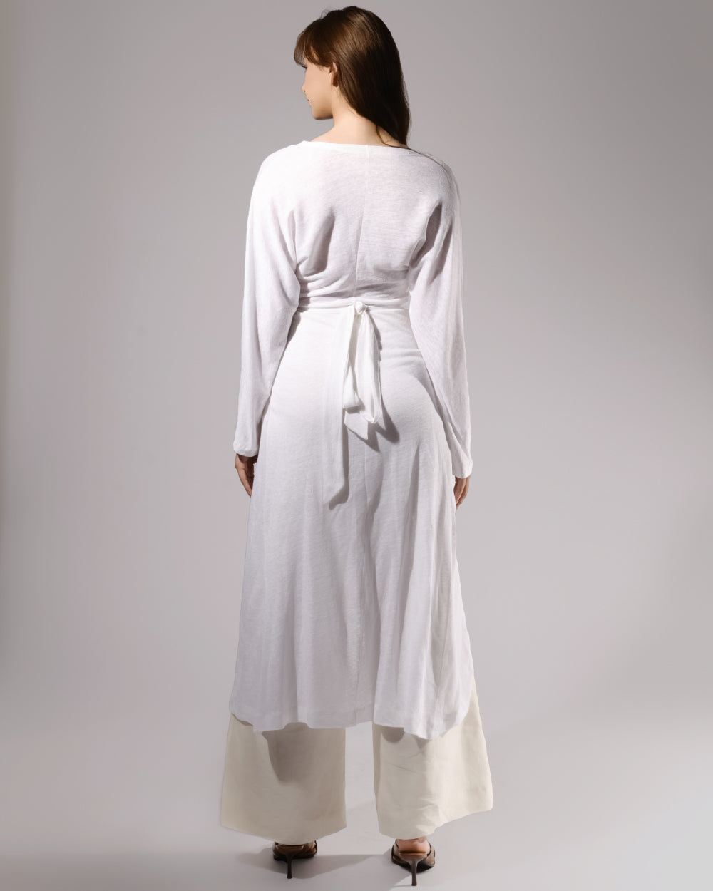 White Draped Set