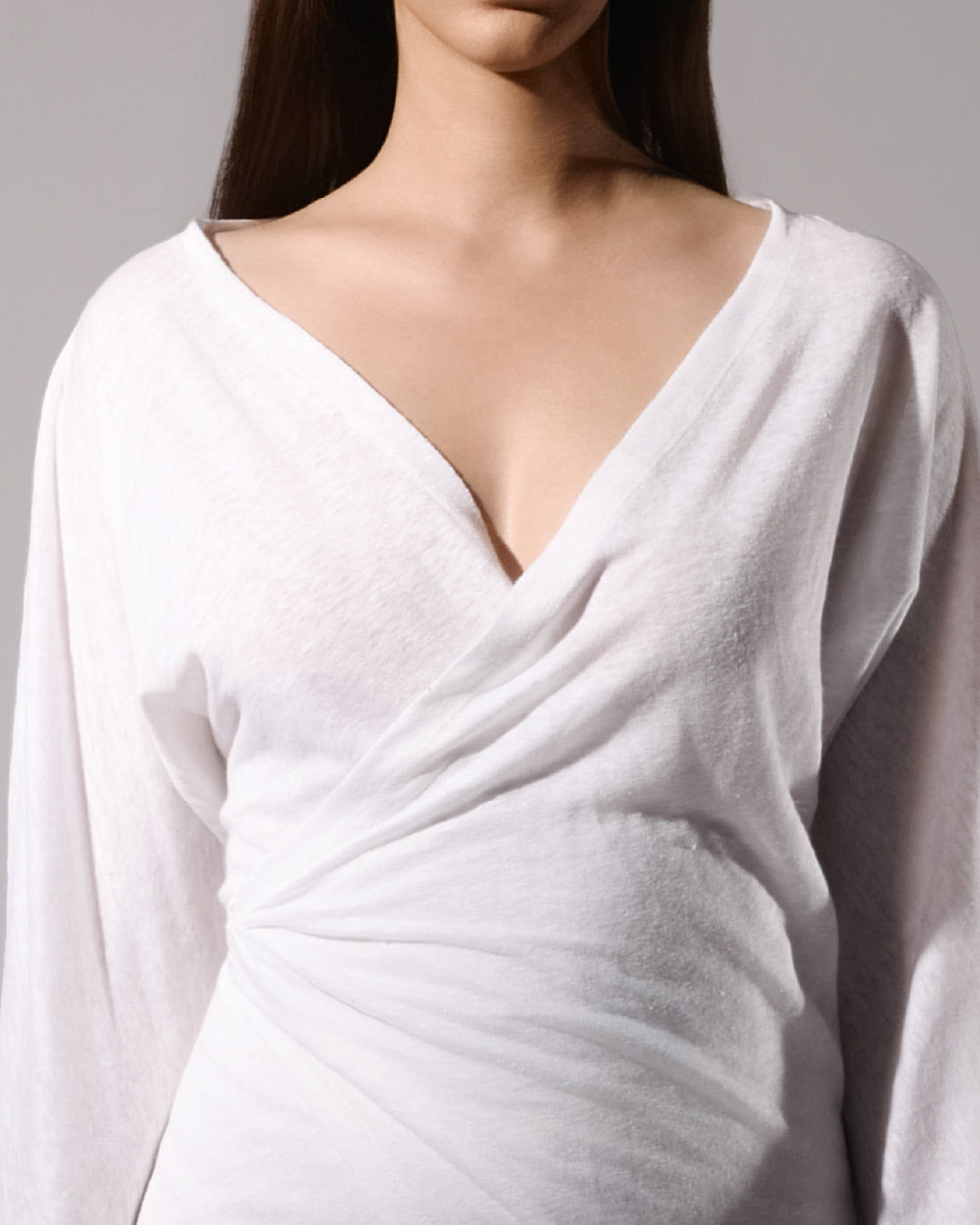 White Draped Set