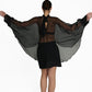 BLACK SILK OVERLAY