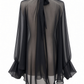 BLACK SILK OVERLAY