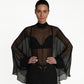 BLACK SILK OVERLAY