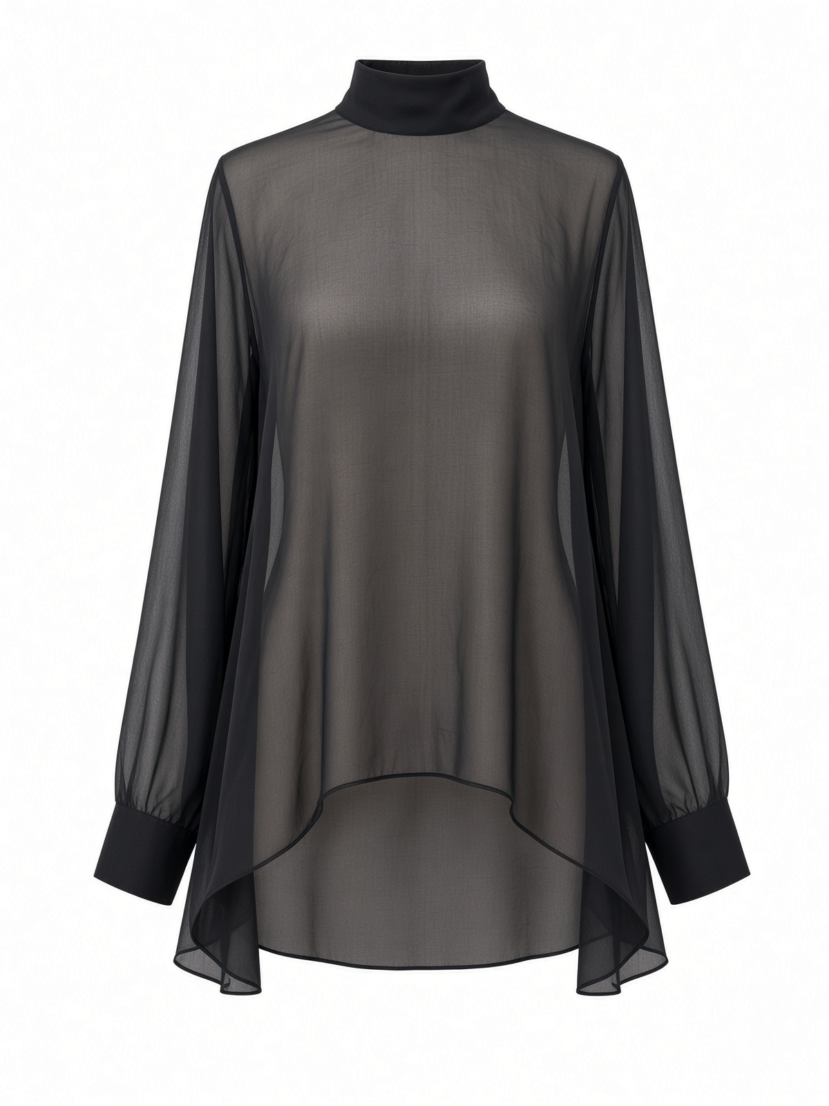 BLACK SILK OVERLAY