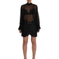 BLACK SILK OVERLAY