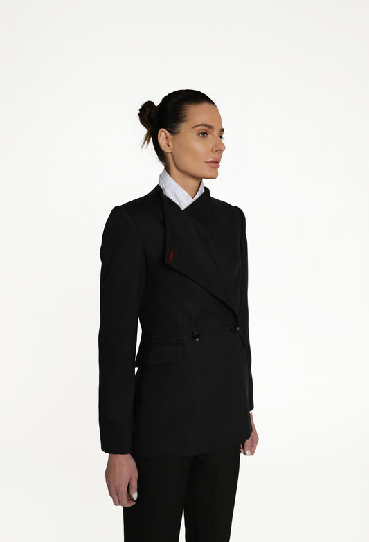 CLASSIC-CUT BLACK BLAZER