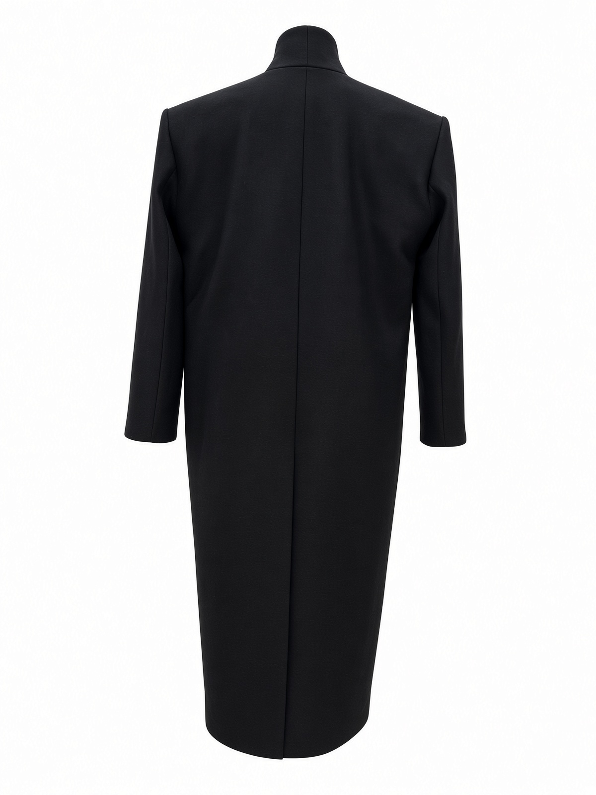 CLASSIC BLACK WOOL COAT