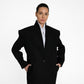 CLASSIC BLACK WOOL COAT