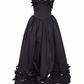 CORSET DRESS WITH 3D FLORALS