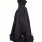 CORSET DRESS WITH 3D FLORALS