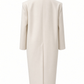 EMBROIDERED WHITE WOOL COAT