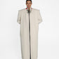 EMBROIDERED WHITE WOOL COAT