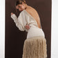 FRINGE WOOL DRESS