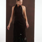 WOOL DRESS WITH GARDEN-INSPIRED EMBROIDERY