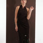 WOOL DRESS WITH GARDEN-INSPIRED EMBROIDERY