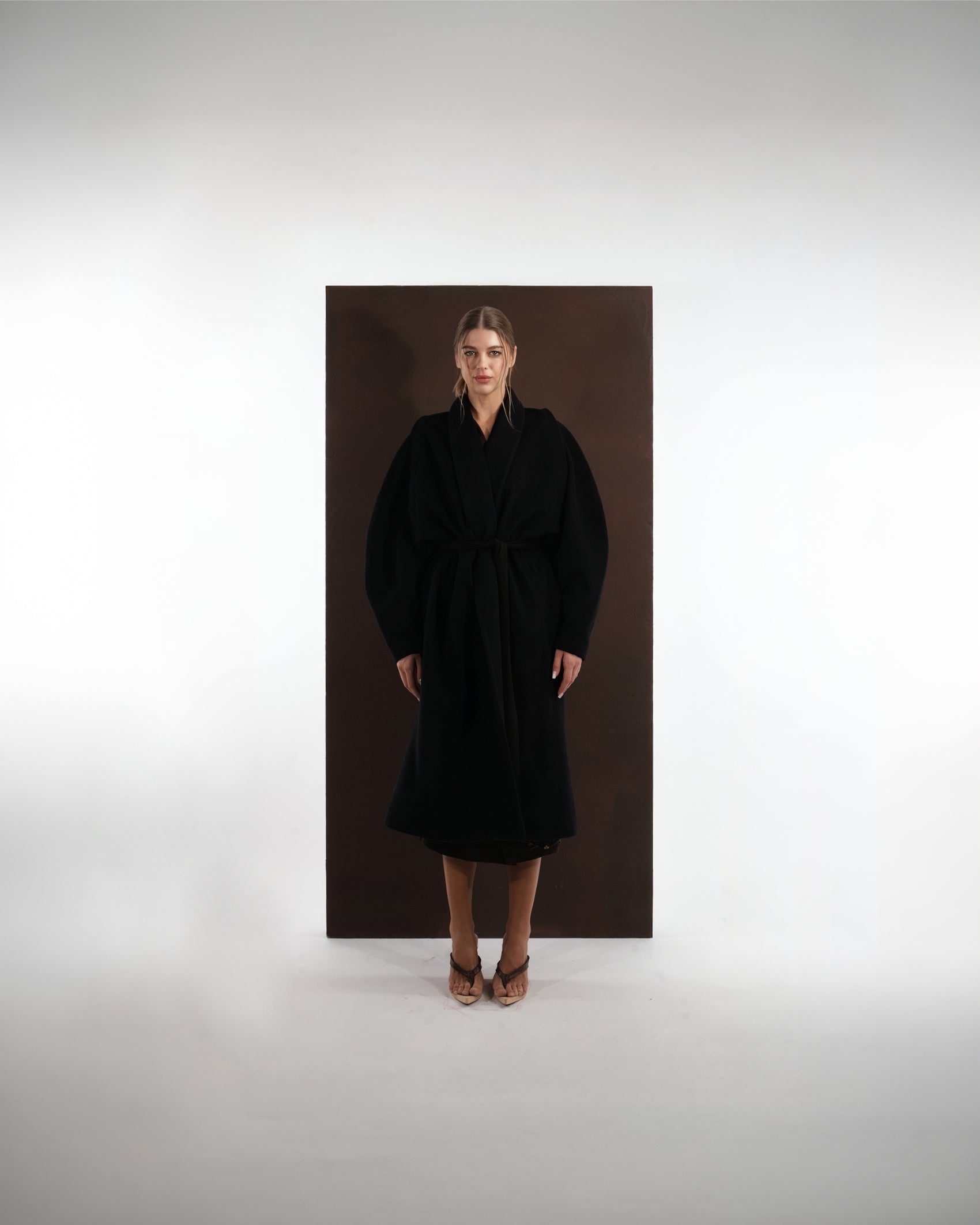 MIDNIGHT WRAP COAT