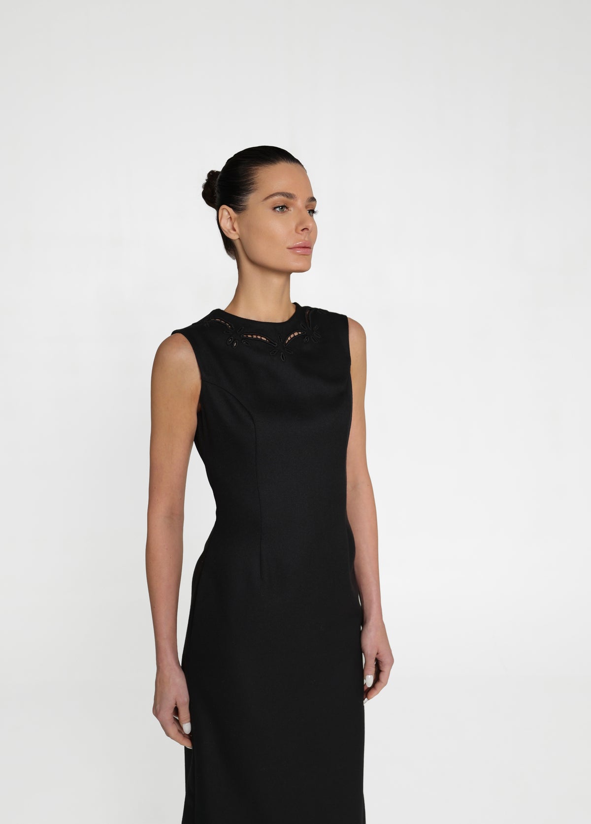 MAXI DRESS WITH CUTWORK
