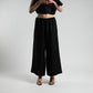 Linen Set with Refined Slit Detail