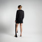 Short Black Beach Dress with Tie Detail