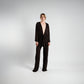 Brown Kimono and Trouser Set