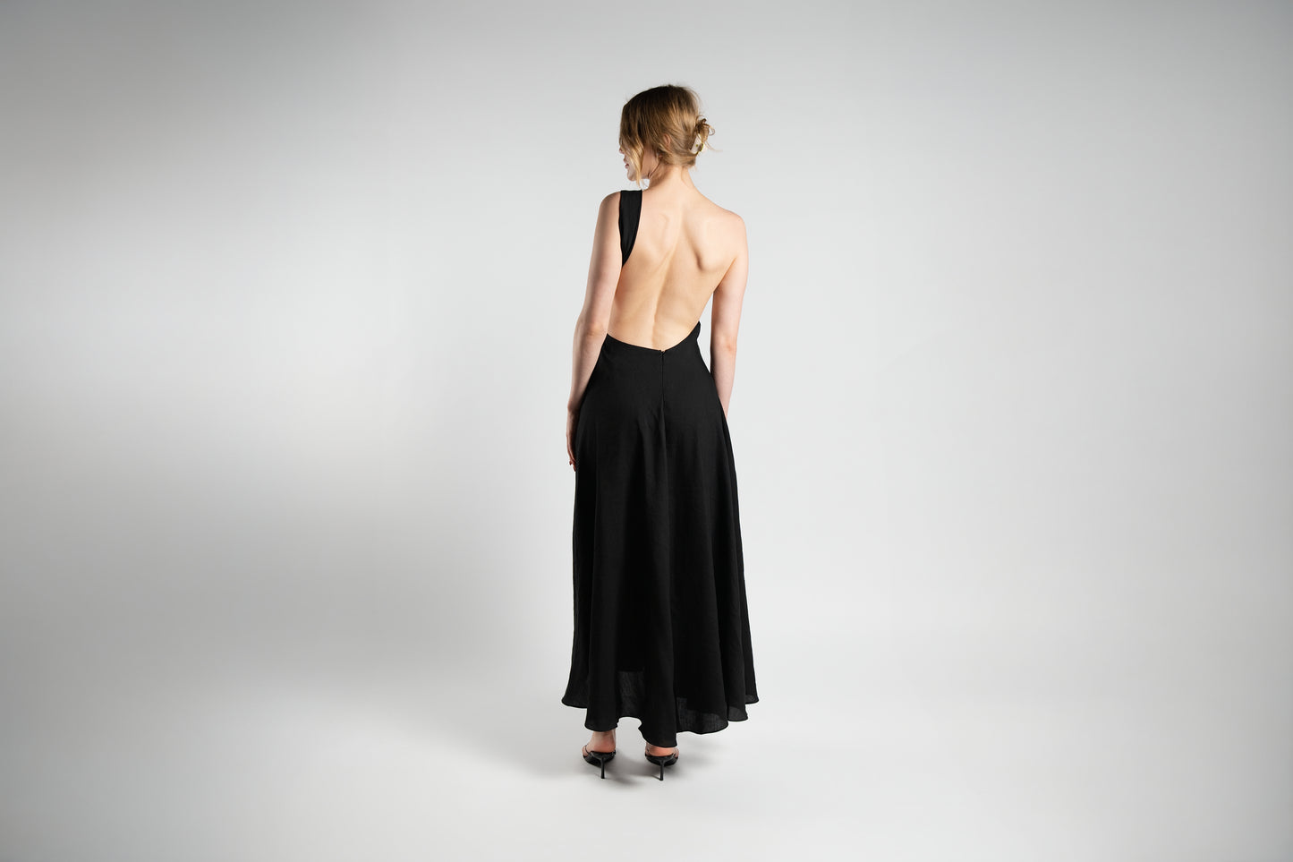 Black Linen Dress