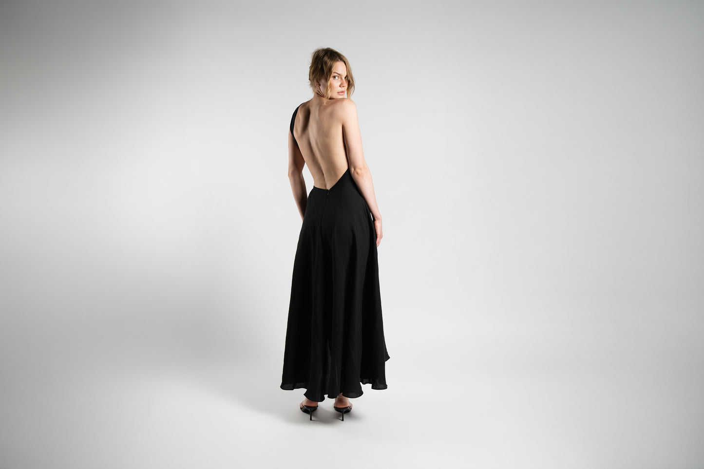 Black Linen Dress