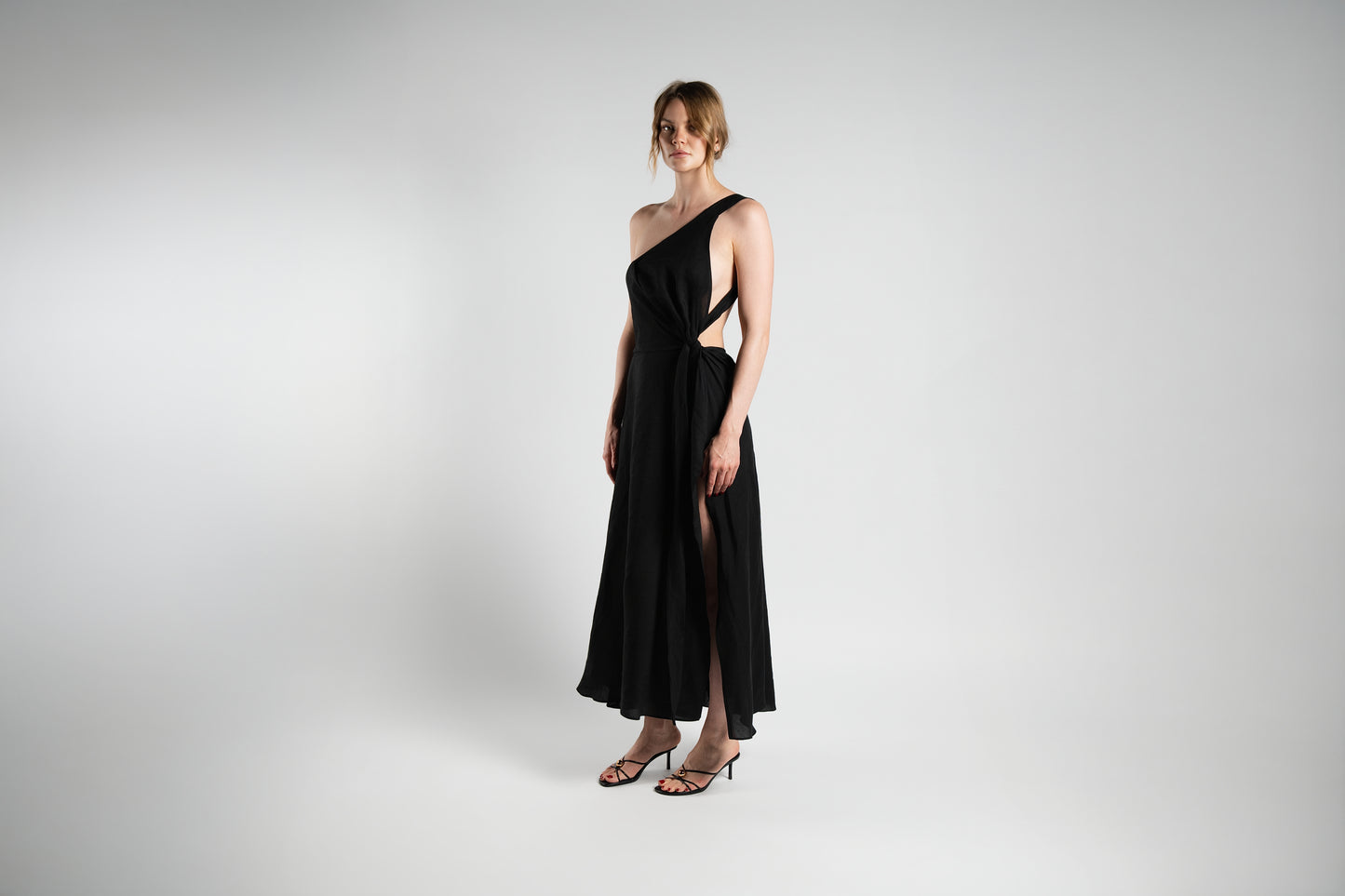 Black Linen Dress