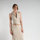 Knitted Skirt and Vest Set