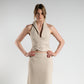 Knitted Skirt and Vest Set