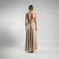 Beige Cotton-Twill Dress