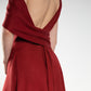 Red Linen Dress