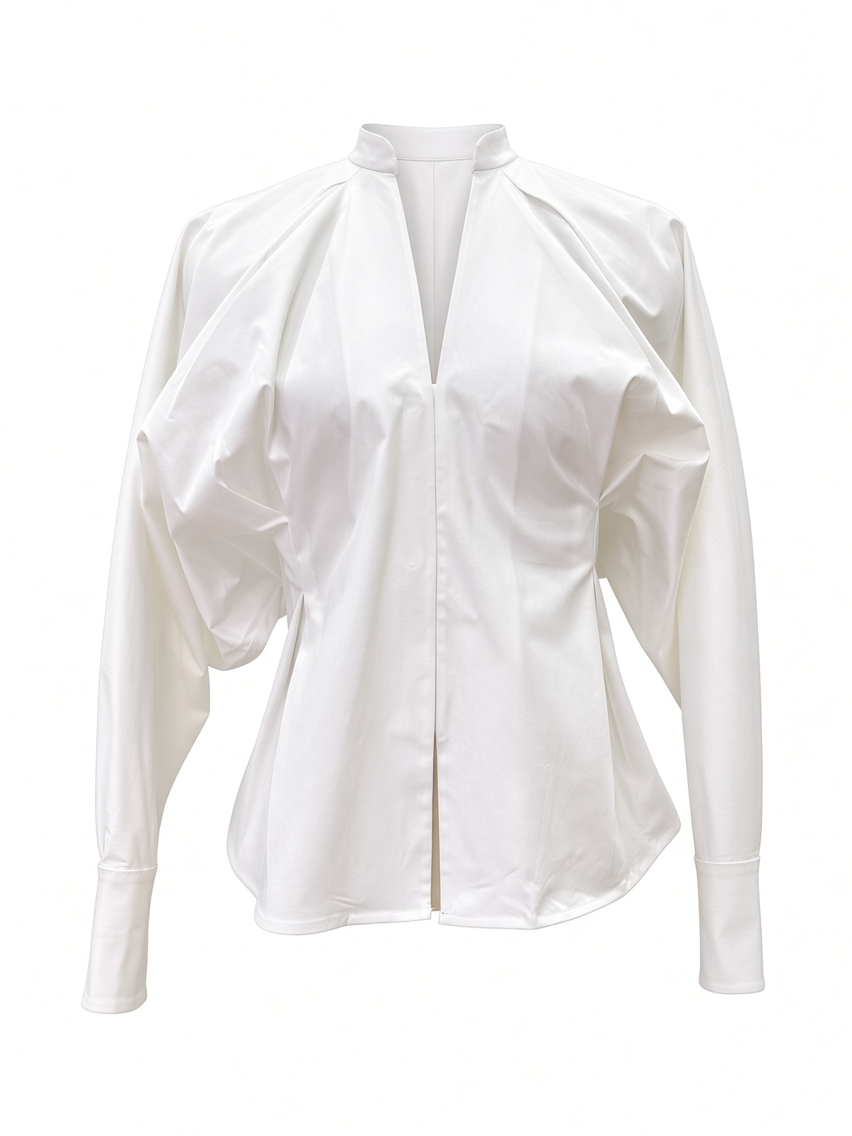 PLEATED KIMONO SHIRT