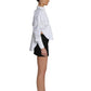 PLEATED KIMONO SHIRT