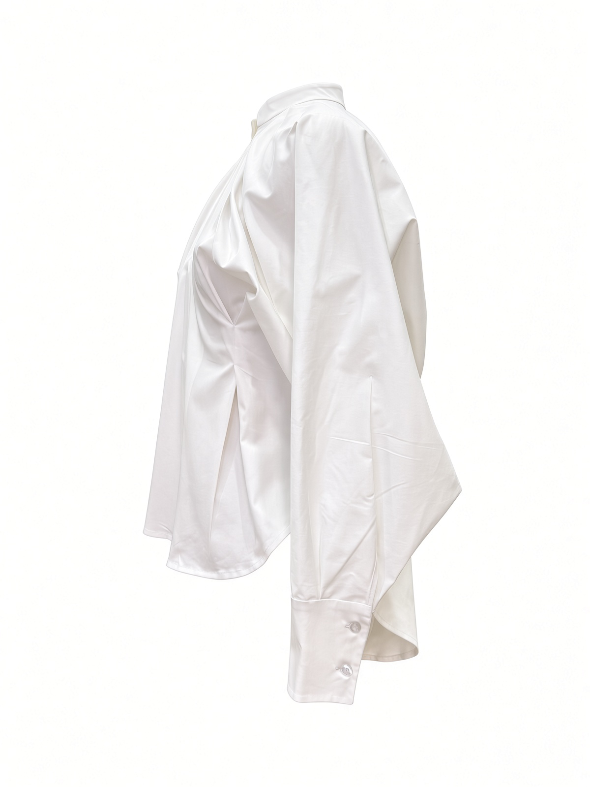 PLEATED KIMONO SHIRT