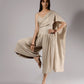 One-Shoulder Draped Dress