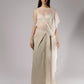 Maxi-Length Taupe with Layered Mesh