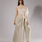Maxi-Length Taupe with Layered Mesh