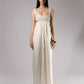 Ivory Empire-Waist Gown