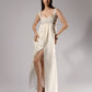 Ivory Empire-Waist Gown