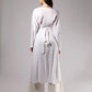 White Draped Set